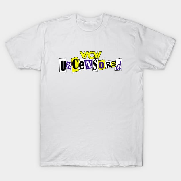 WCW Uncensored T-Shirt by Authentic Vintage Designs